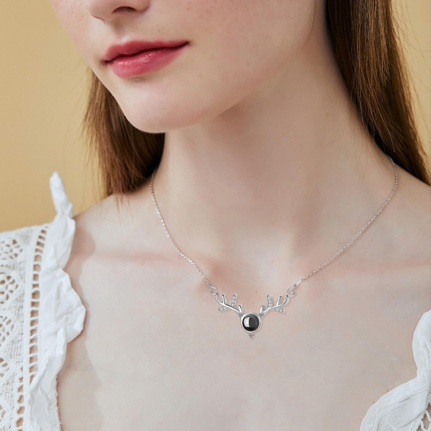 Birthstone Heart Necklace for Couples, Personalized Birthstone Heart Necklace, Christmas Gift, Delicate Birthstone Necklace