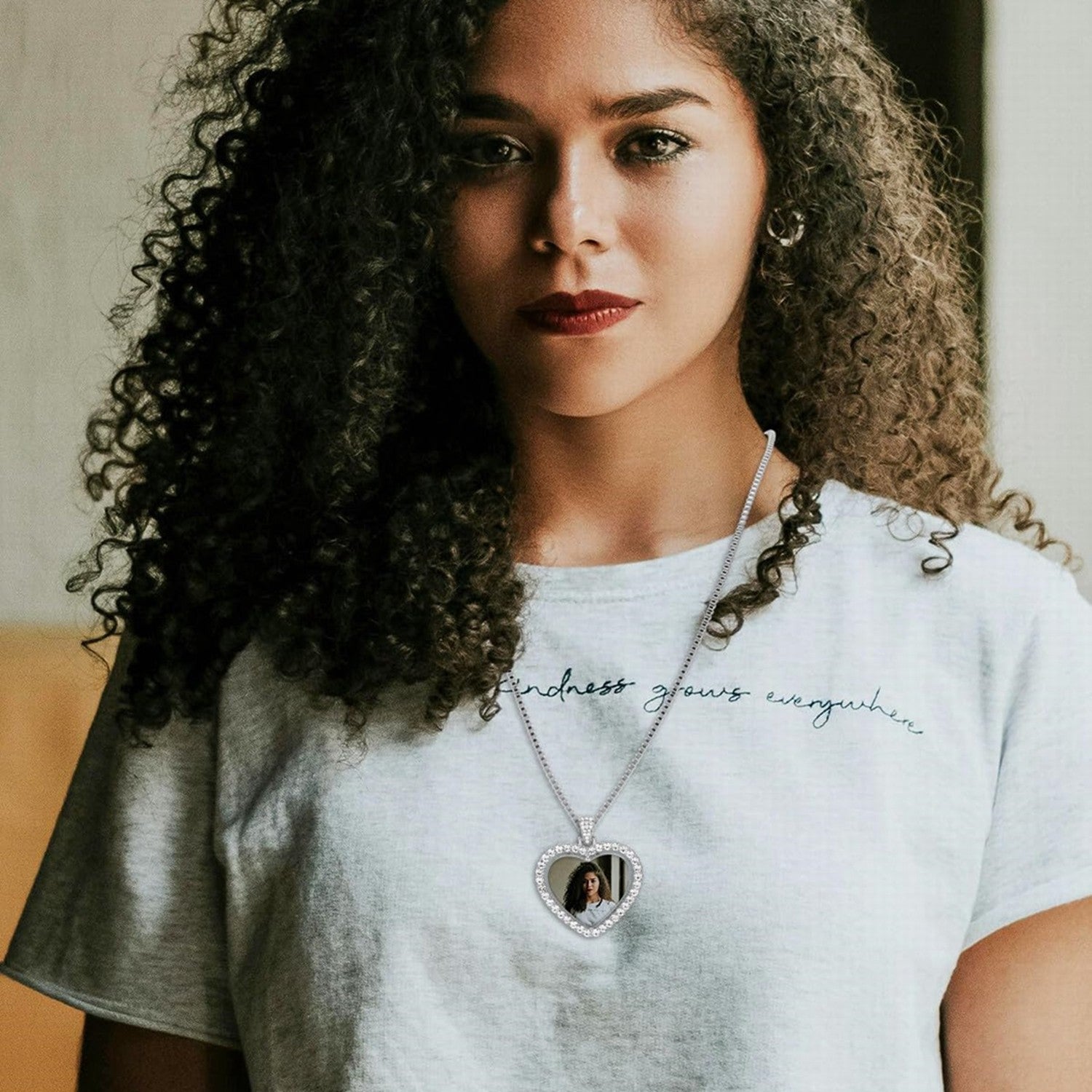 Actual Handwriting Necklace - Engraved Actual Signature Jewelry - Handwriting Memorial Jewelry - Worry Stone Necklace