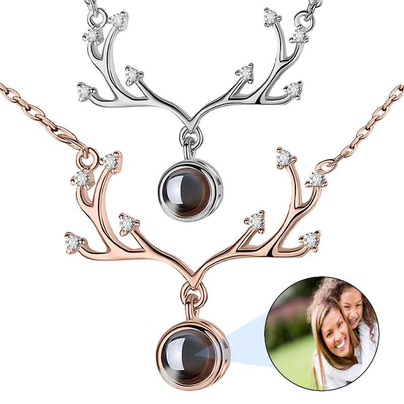 Birthstone Name Pendant Necklace for Women, Custom Name Necklace with 1-5 Birthstones CZ, Silver/ Plated Personalized Jewelry New Mom Grandma Gifts for Birthday Mother's Day Christmas