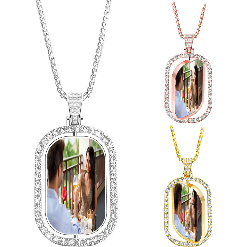 Beleco Custom Name Necklace /Rose Plated or Sterling Silver 925 - Personalized Name Necklace