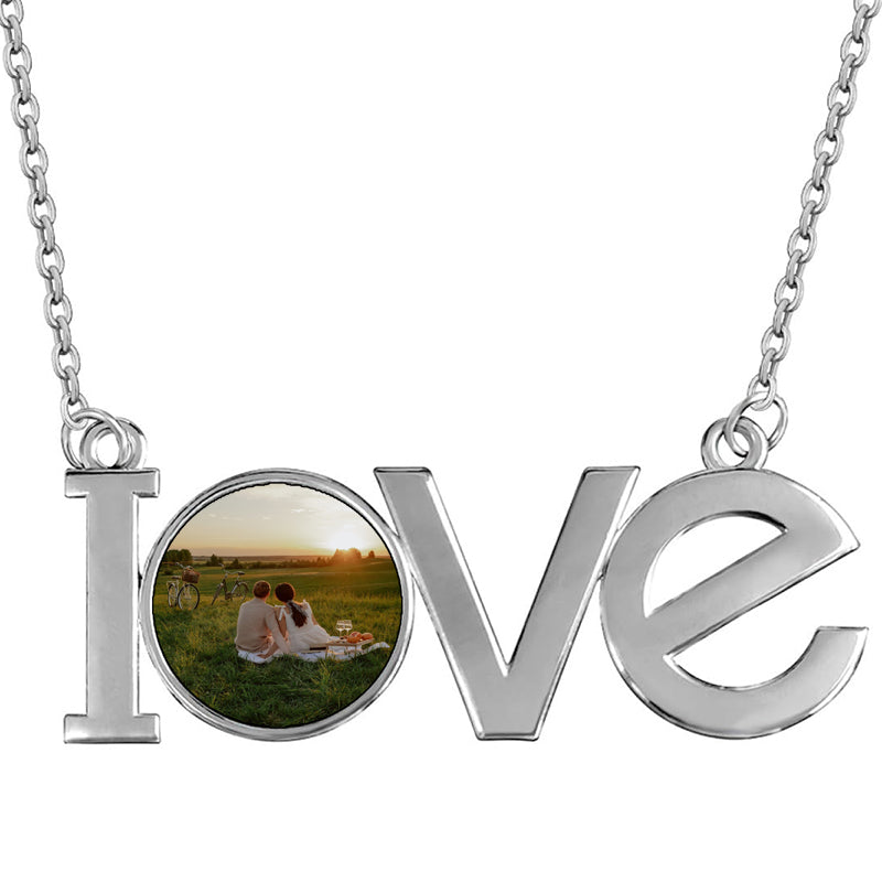 Birthstone Necklace for Women 1-5 Names Engraved Trendy Silver/ Plated Figaro Chain Custom Mothers Necklace Personalized Jewelry for Mom Grandma Christmas Birthday Mother's Day Gifts