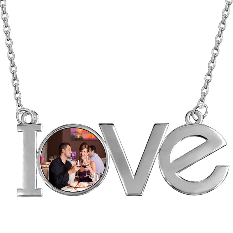 Big Letter Necklace, Large Initial Necklace | Large Letter Necklace, Sideways Initial Necklace | Sterling Silver Initial Necklace